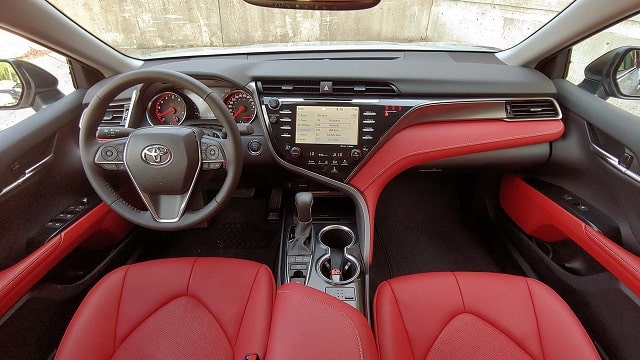2024 Toyota Camry XSE red interior